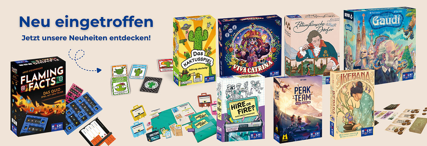 Spielboxen der Neuheiten 2026